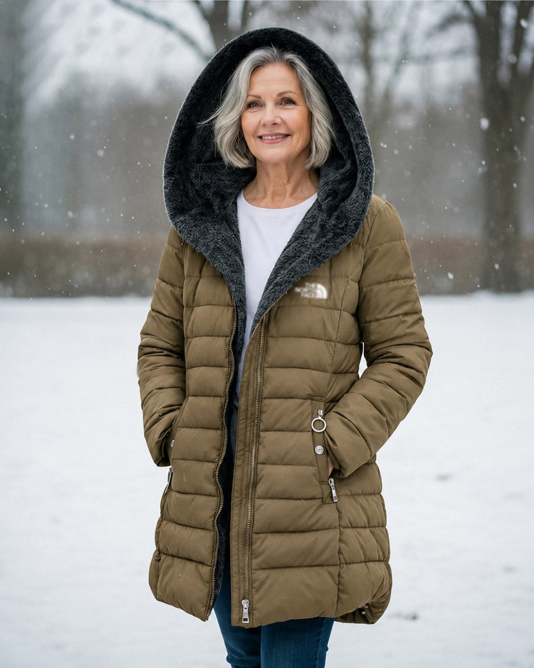 🔥 SALDI INVERNALI – Cappotto trapuntato con morbida fodera in pile