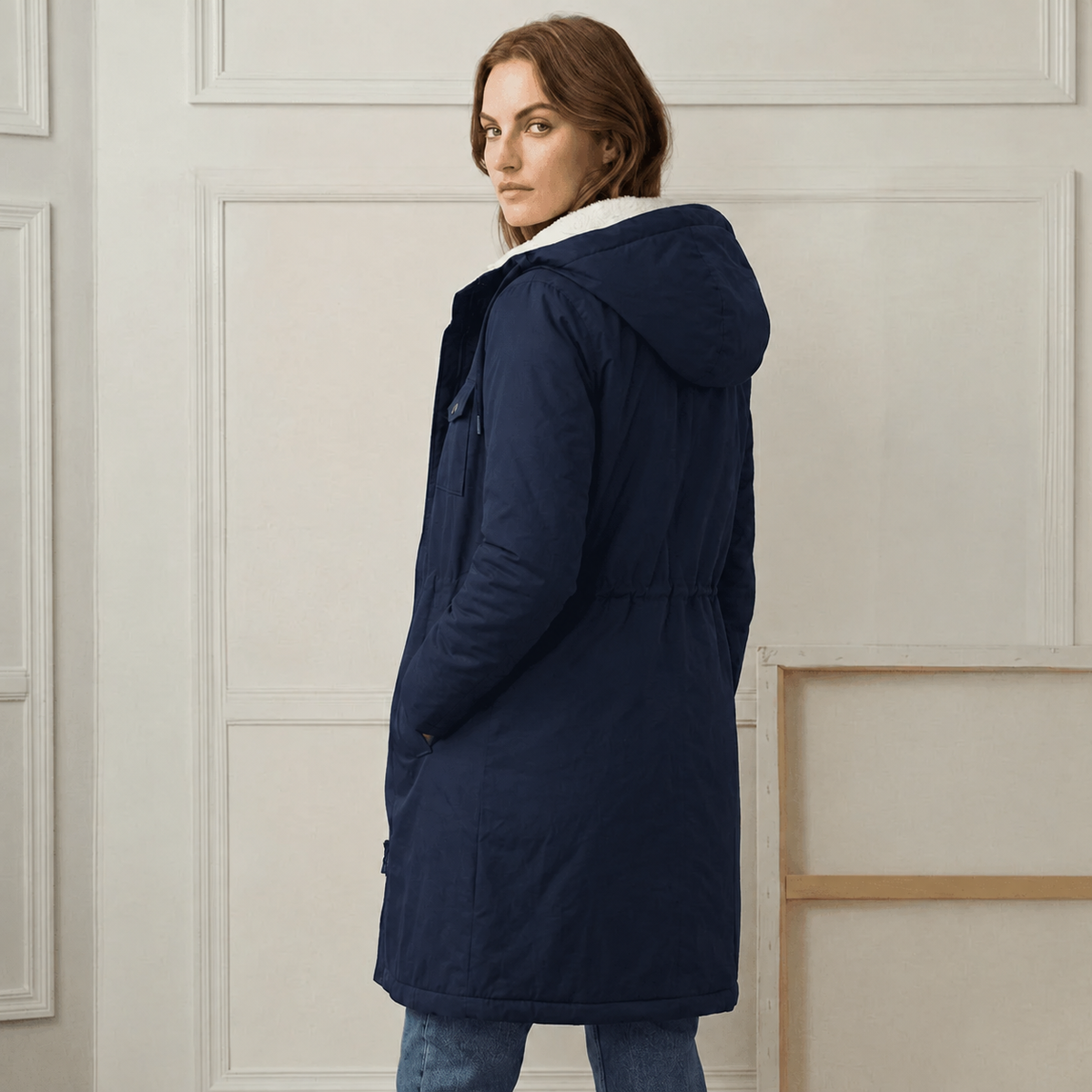 Marjorie™ | Giacca Con Cappuccio Accogliente e Impermeabile