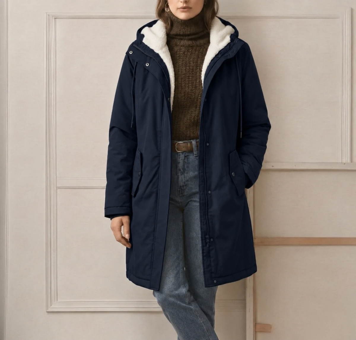 Marjorie™ | Giacca Con Cappuccio Accogliente e Impermeabile