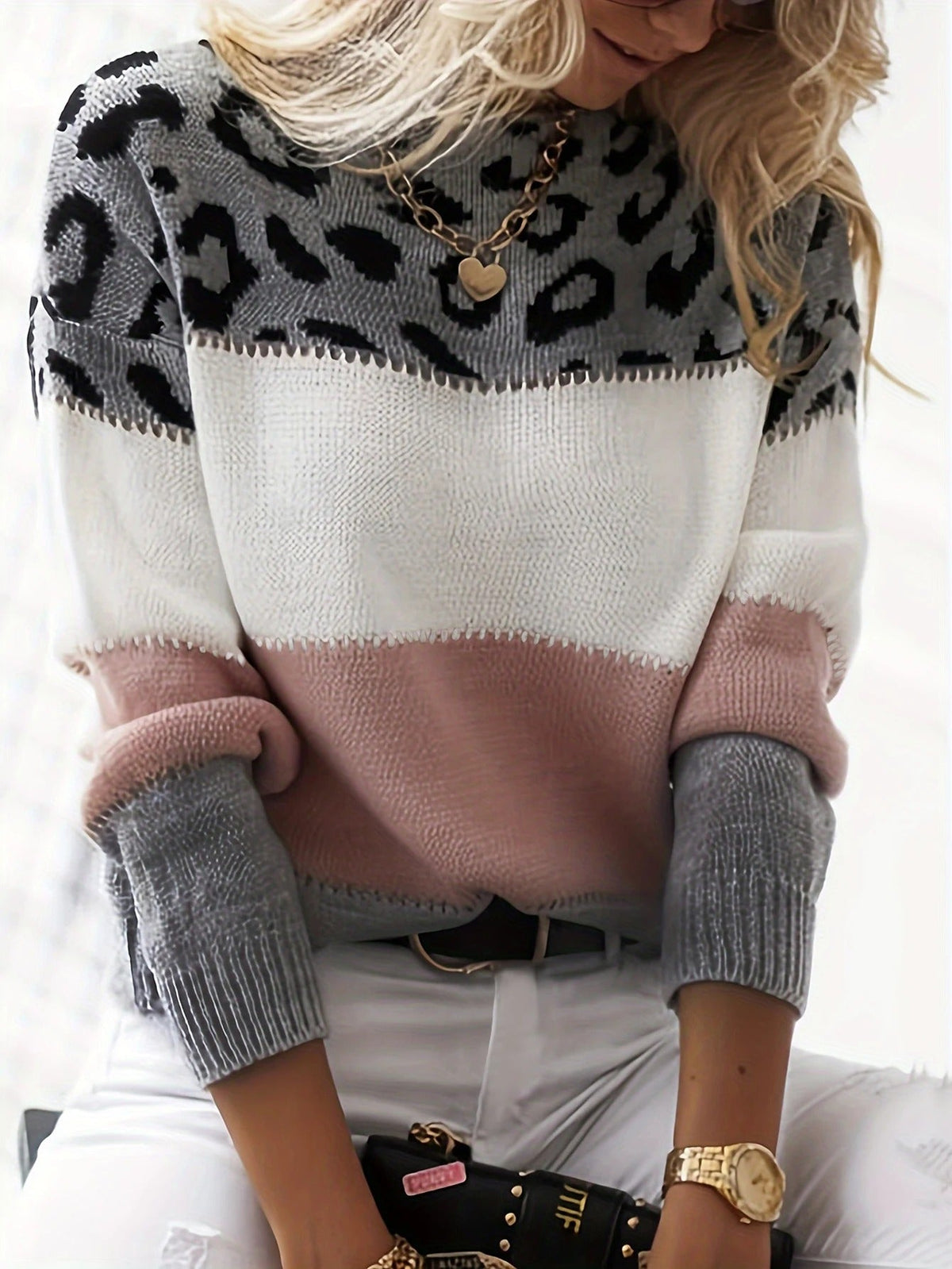 Verona® | Maglione con stampa leopardata