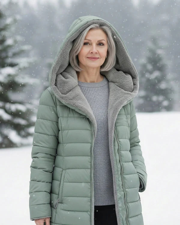 🔥 SALDI INVERNALI – Cappotto trapuntato con morbida fodera in pile