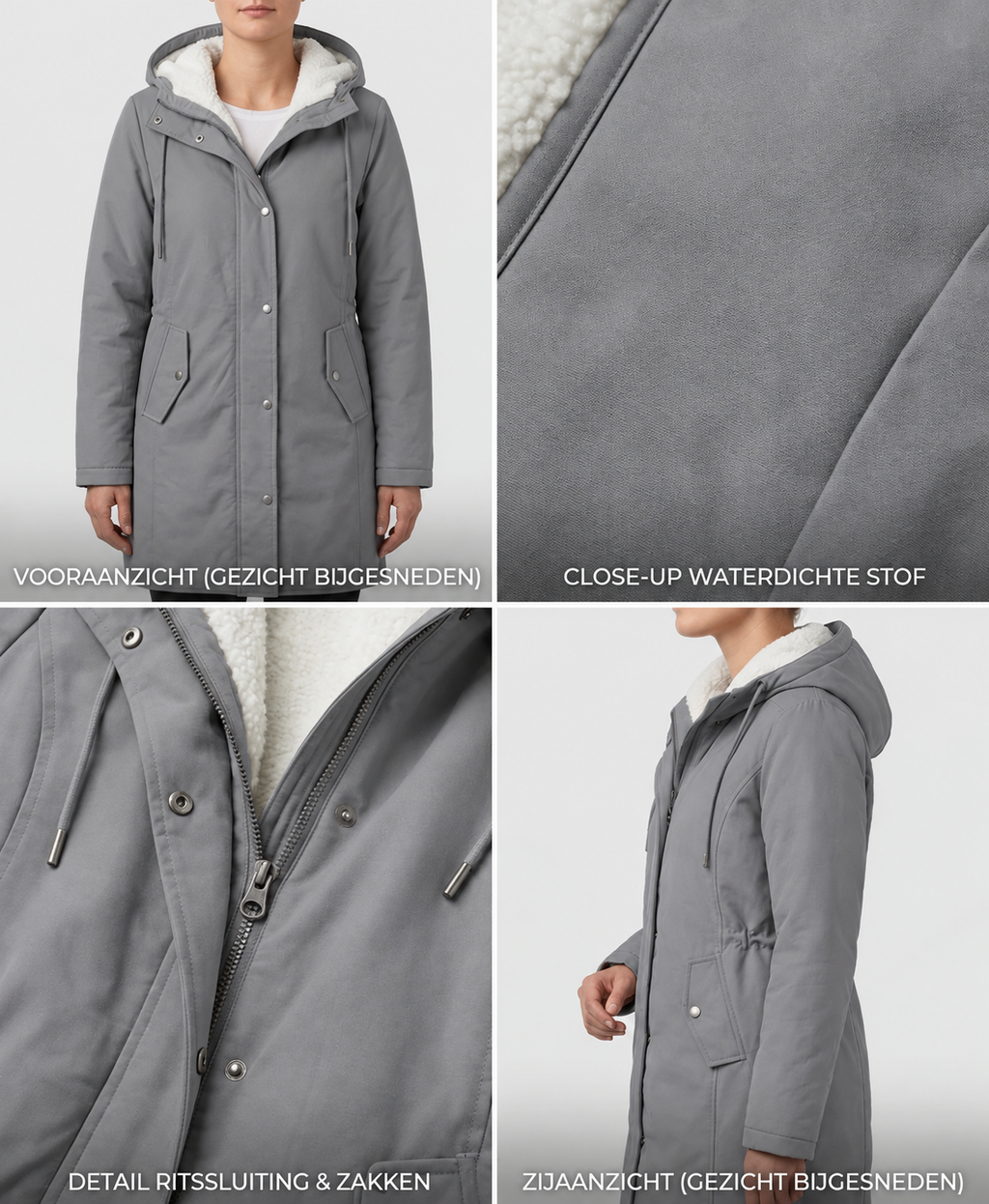 Marjorie™ | Giacca Con Cappuccio Accogliente e Impermeabile
