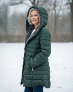 🔥 SALDI INVERNALI – Cappotto trapuntato con morbida fodera in pile
