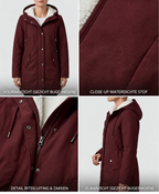 Marjorie™ | Giacca Con Cappuccio Accogliente e Impermeabile