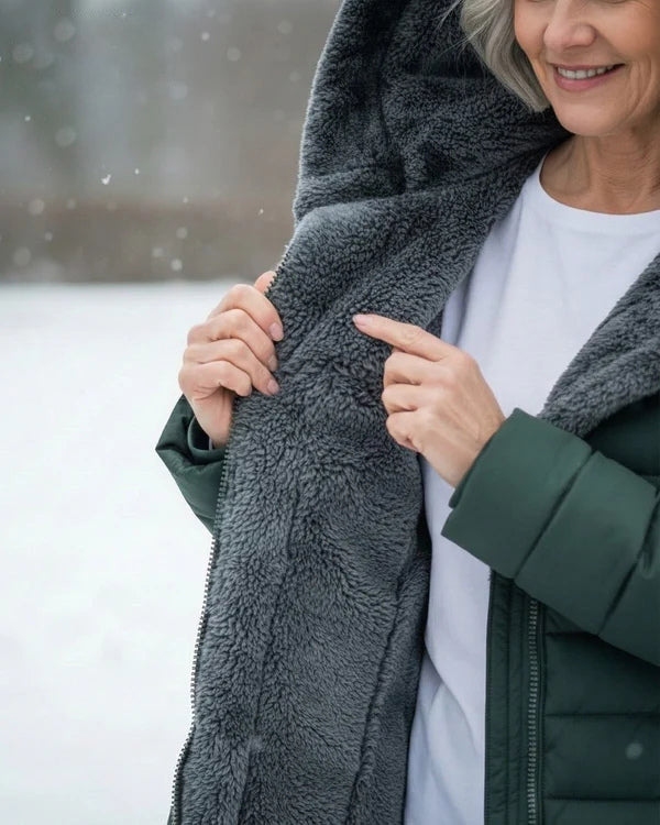 🔥 SALDI INVERNALI – Cappotto trapuntato con morbida fodera in pile