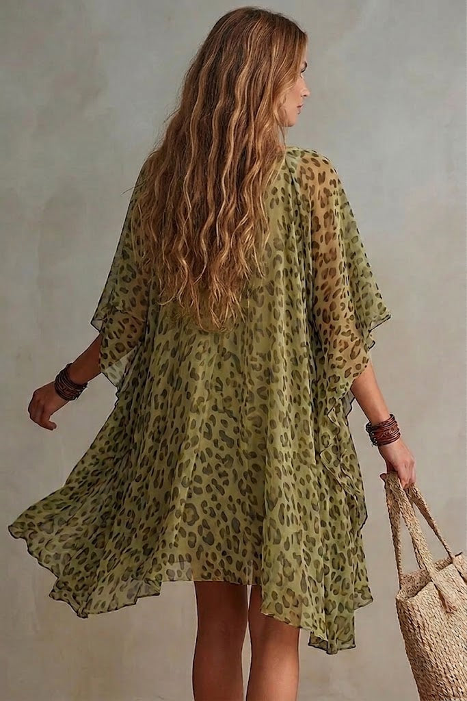 Harper | Abito Fluido Stampa Leopardo