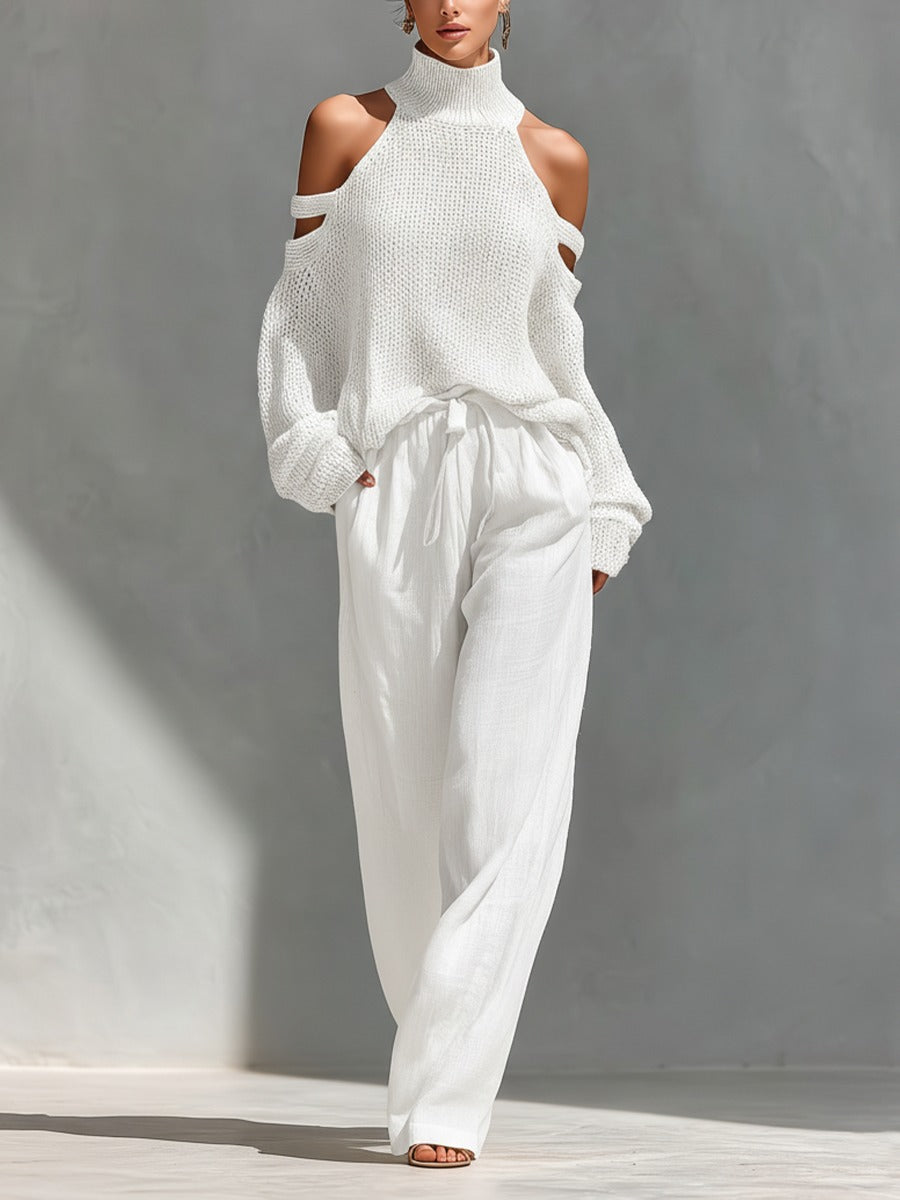 Camille | Set Due Pezzi con Top a Spalle Scoperte