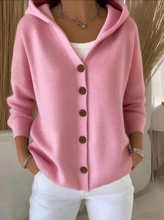 Rocío | Giacca lavorata a maglia con cappuccio