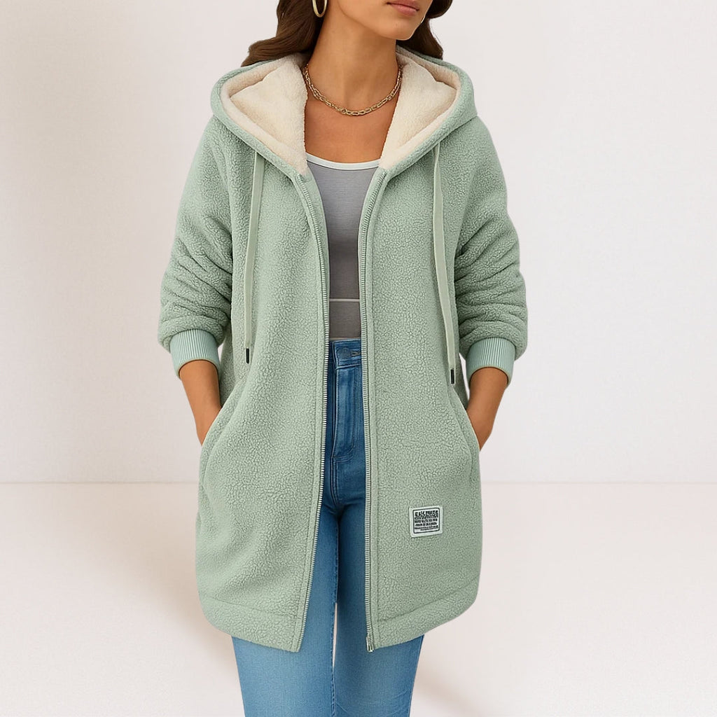 Marceline – giacca con cappuccio e zip intera