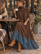 Violeta – abito lungo bohémien a maniche lunghe