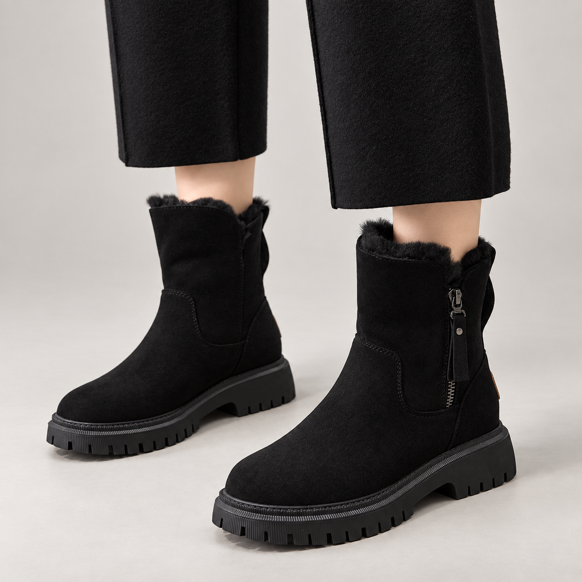 FRESH LABEL | Myron – Stivaletti invernali caldi con fodera morbida