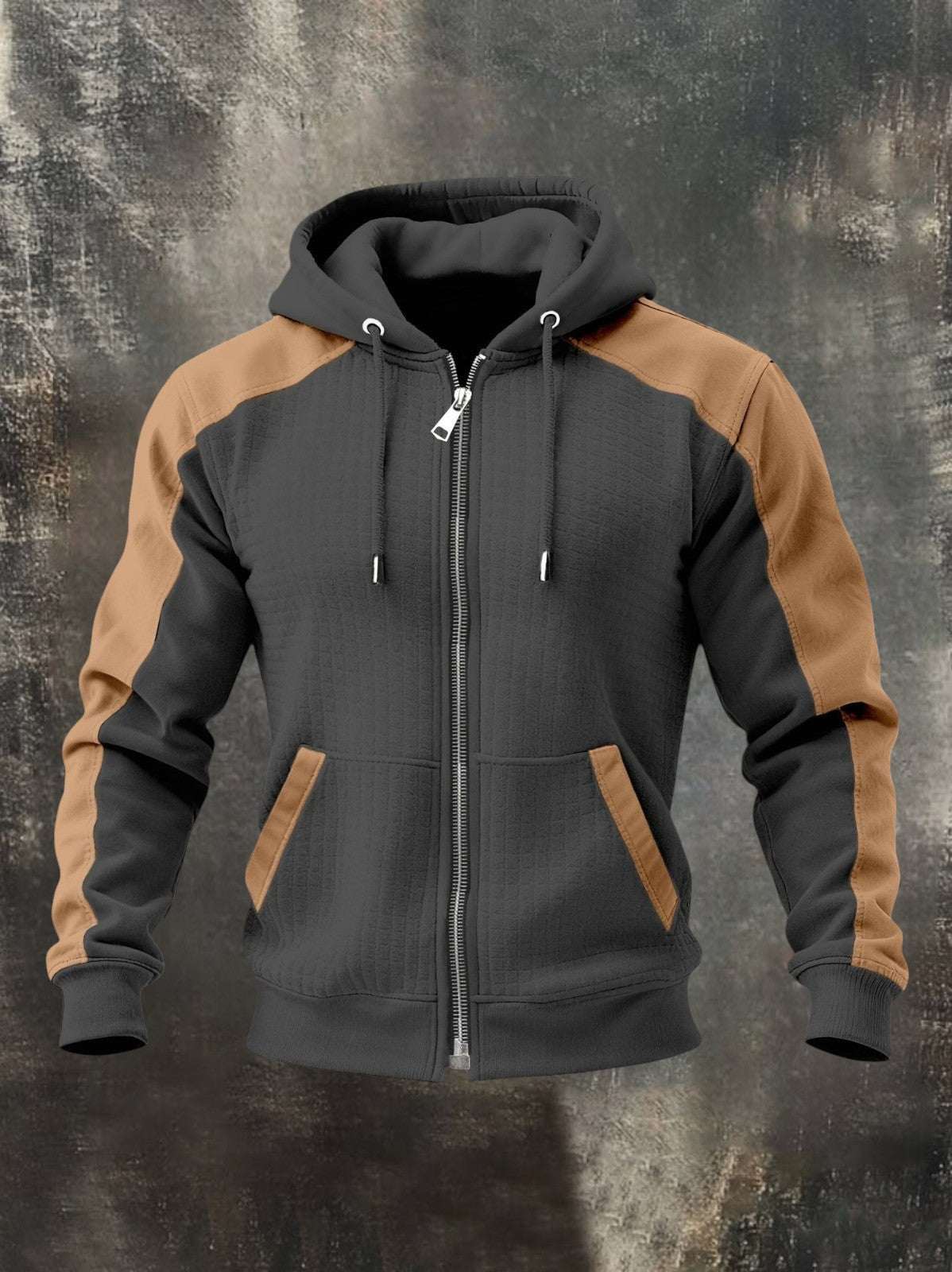 LOUIS™ | FELPA BICOLORE CON ZIP