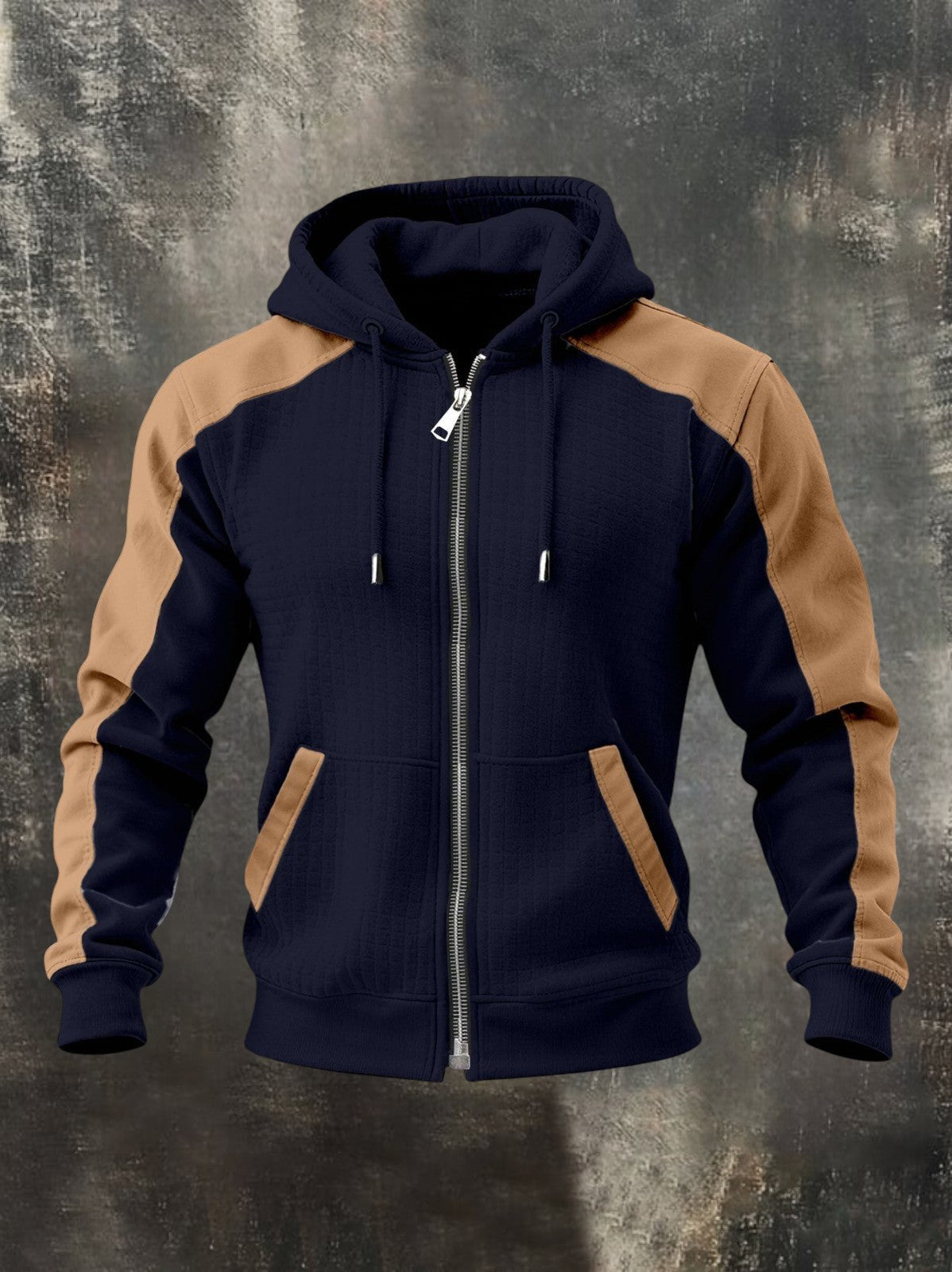 LOUIS™ | FELPA BICOLORE CON ZIP