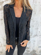 Aurora – blazer in pizzo trasparente