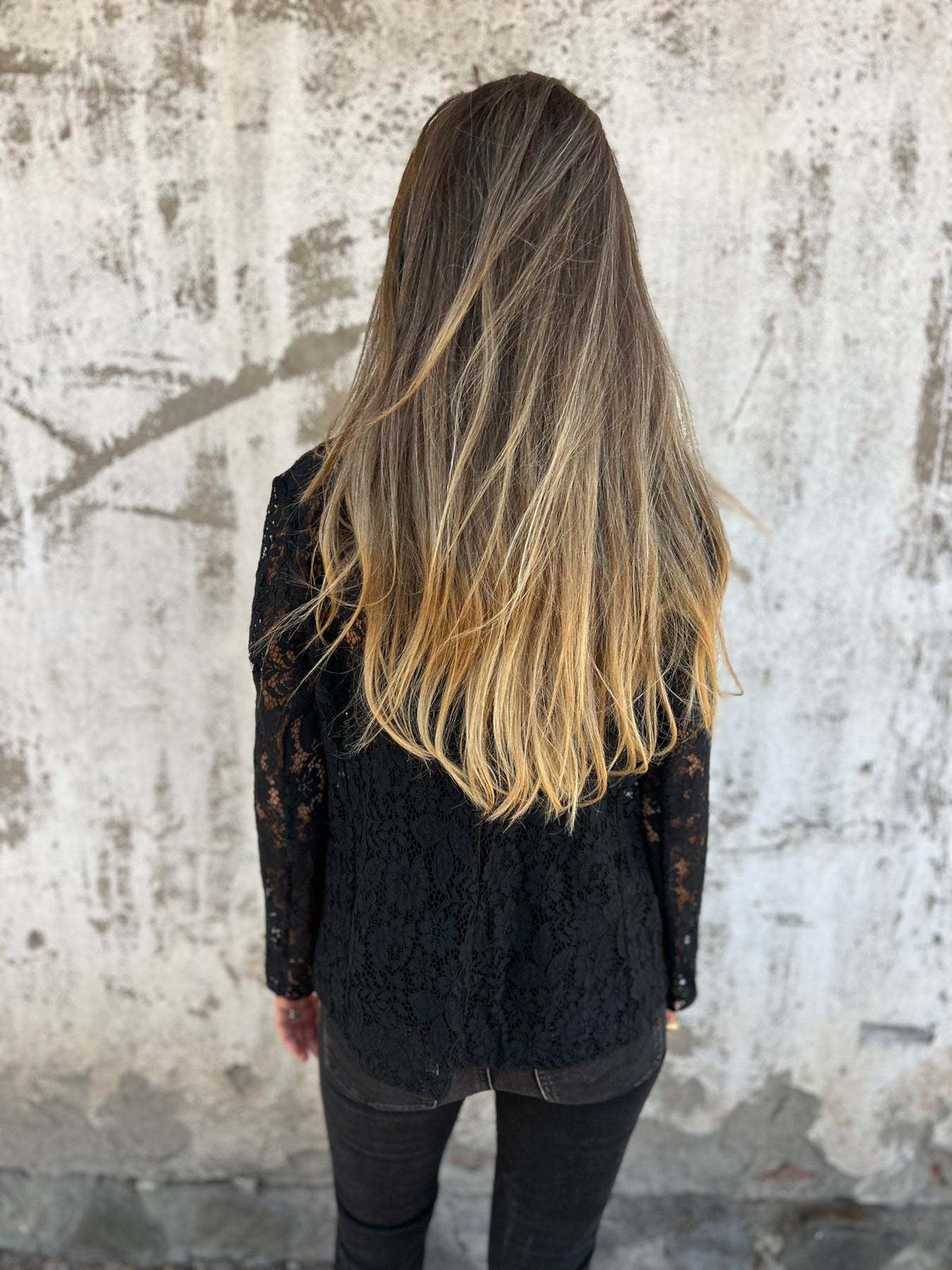 Aurora – blazer in pizzo trasparente