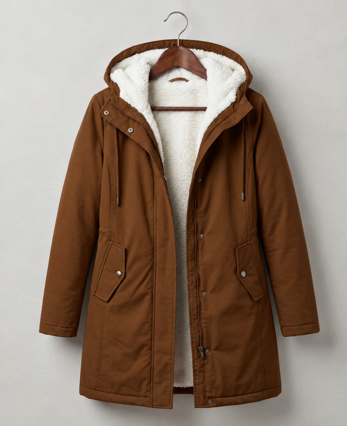 Marjorie™ | Giacca Con Cappuccio Accogliente e Impermeabile