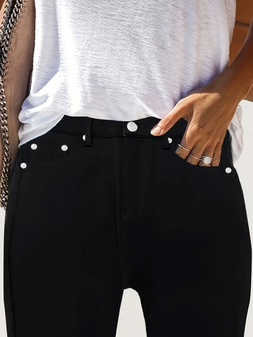 Benedetta jeans skinny a vita alta elasticizzati - foto 2