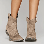 Charlotte – stivaletti effetto camoscio con plantare ergonomico