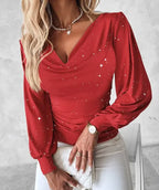 Mavi™ | Top elegante con glitter
