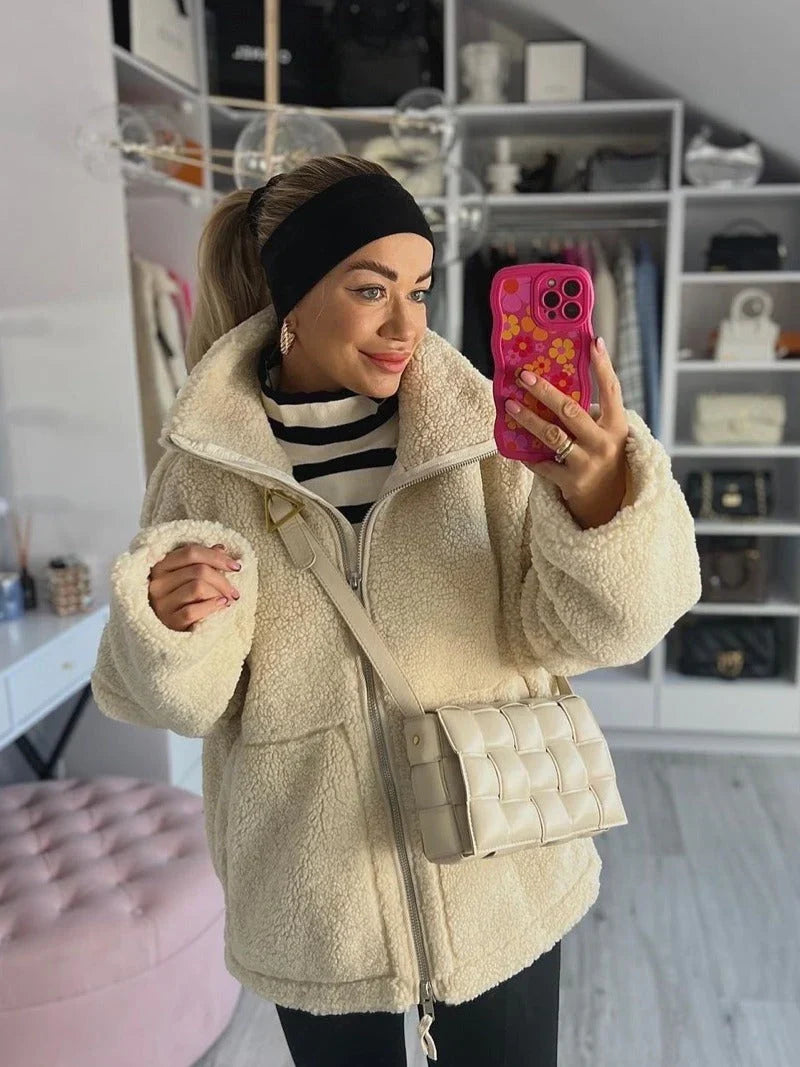 KAJA | Cappotto Teddy Morbido