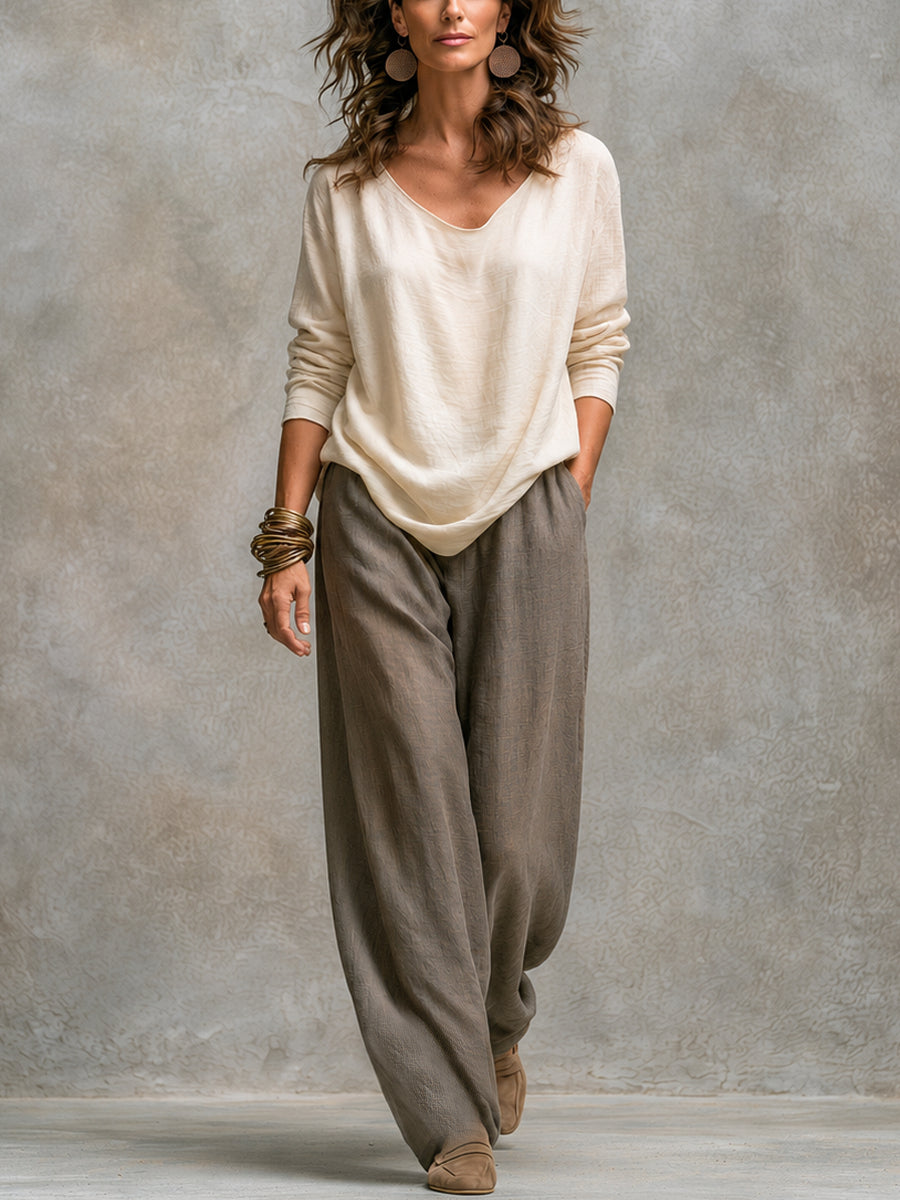 Lidia – completo tre pezzi con pantaloni palazzo
