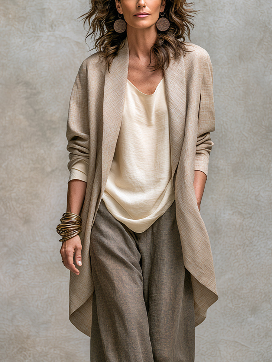 Lidia – completo tre pezzi con pantaloni palazzo