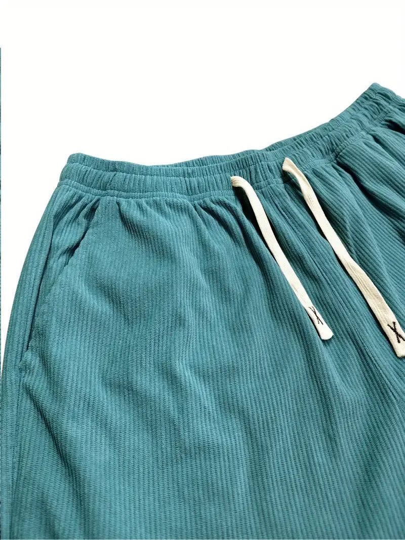 Pantaloni jogger da donna in velluto a coste – Vestibilità morbida con elastico in vita