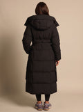 Calenza – cappotto lungo con cintura in vita