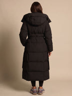 Calenza – cappotto lungo con cintura in vita