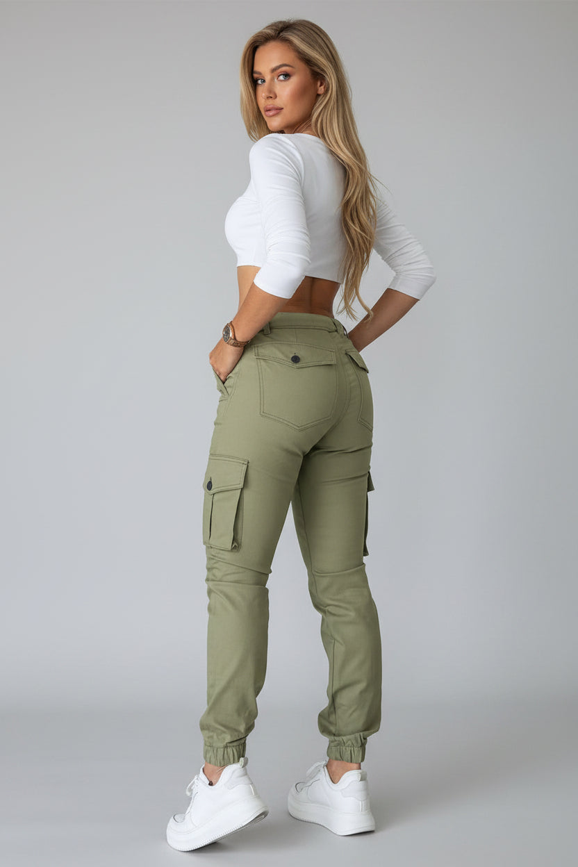Pantaloni cargo con tasche - Roxanne