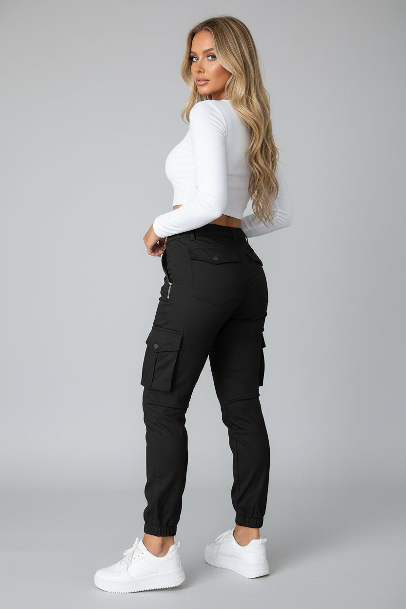 Pantaloni cargo con tasche - Roxanne