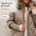 Wovella - Parka trapuntato: spazio per gli strati