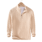Anthony | Pullover torciglione mezza zip