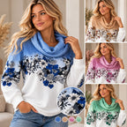 Alora | Maglione a fiori con scollo morbido