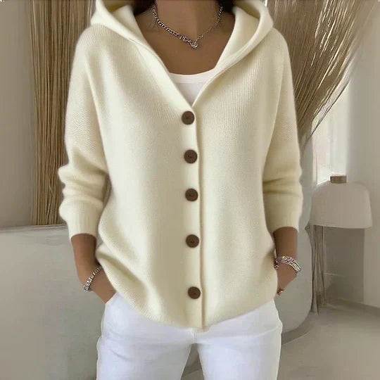 Rocío | Giacca lavorata a maglia con cappuccio