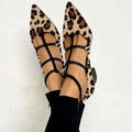 Franca – scarpe con tacco e cinturino leopardate