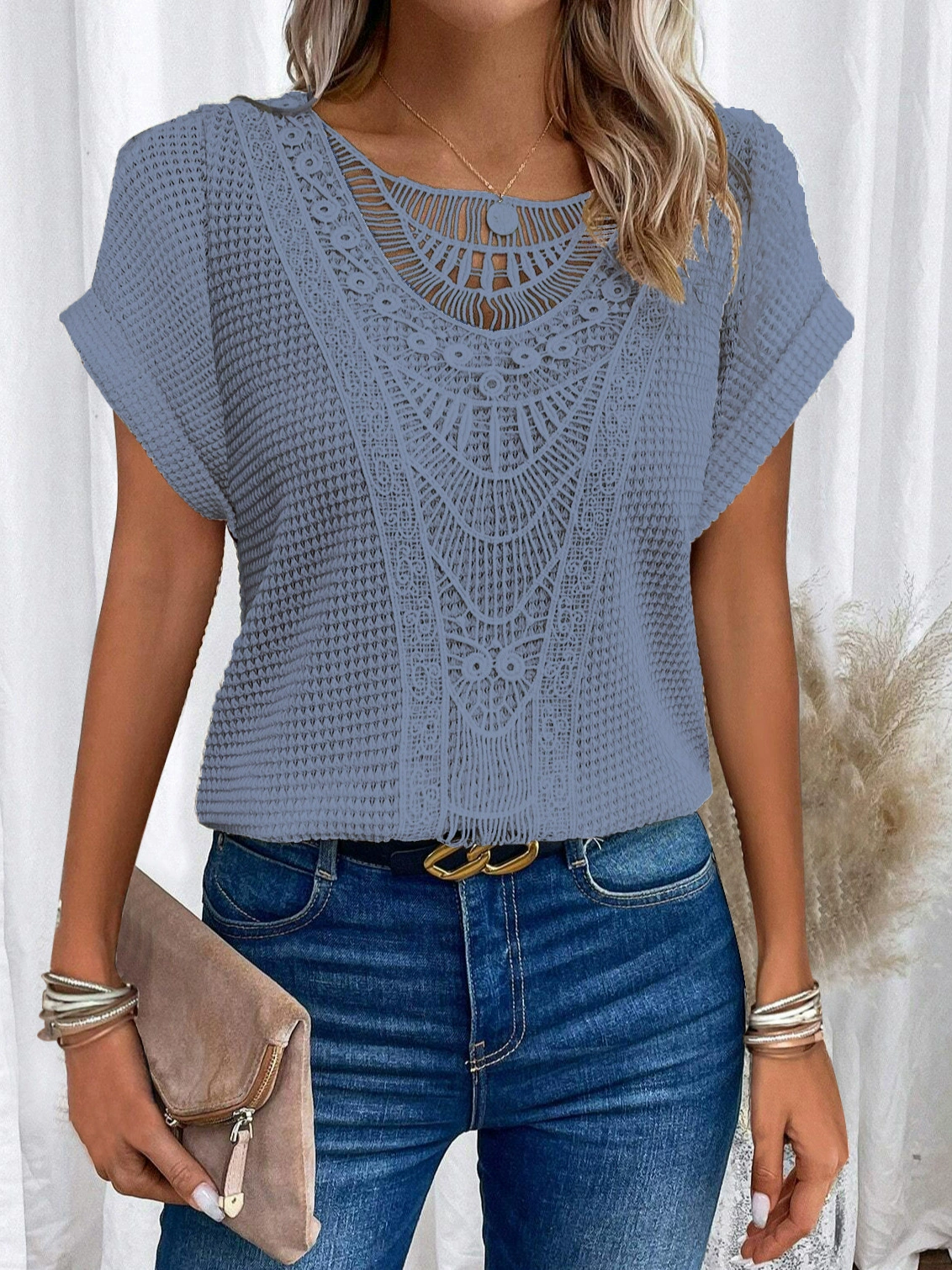 Clara – Top Boho all’Uncinetto