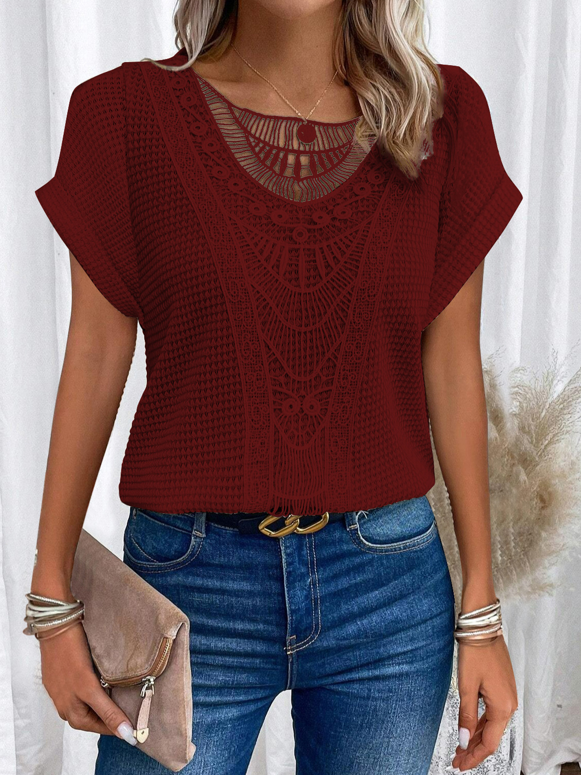 Clara – Top Boho all’Uncinetto
