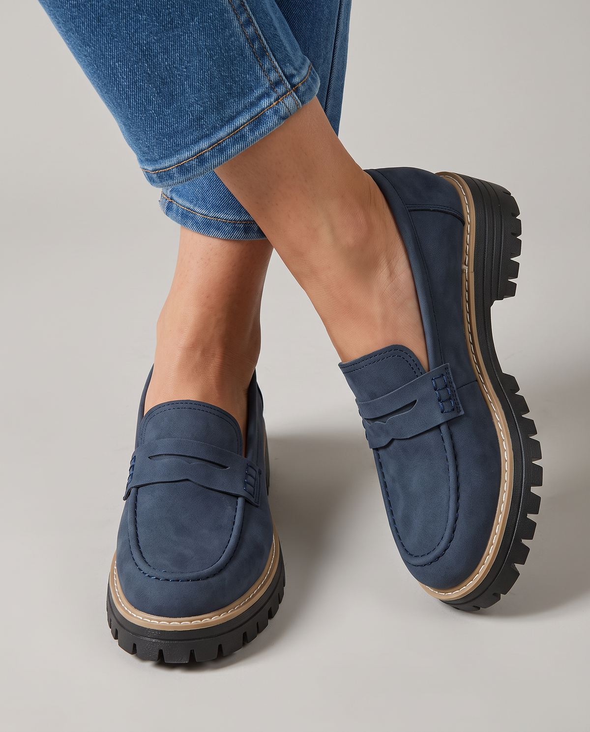 Camilla – mocassini con tacco platform