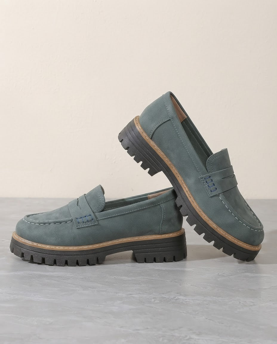 Camilla – mocassini con tacco platform