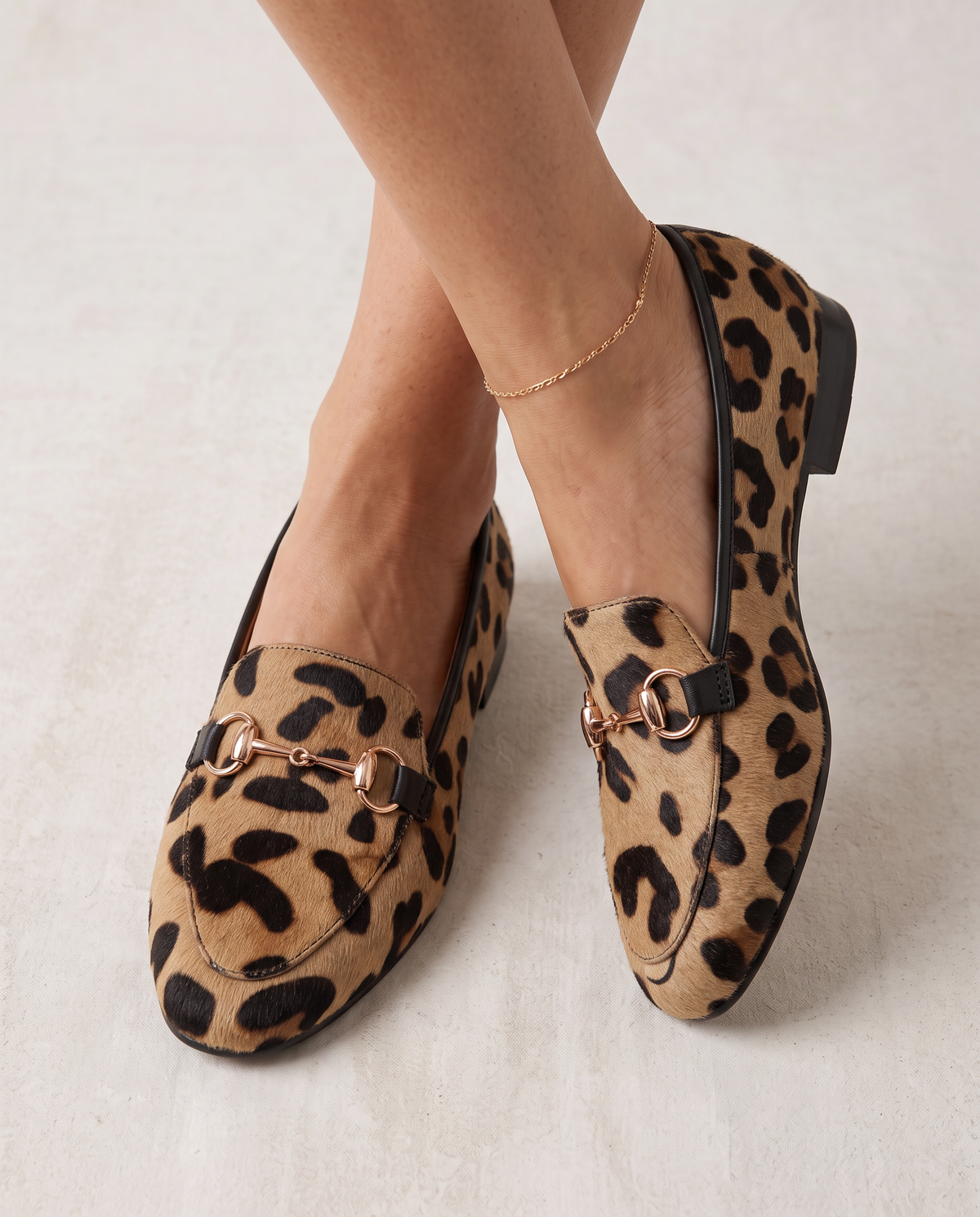 Serena – mocassini leopardati con morsetto