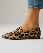 Serena – mocassini leopardati con morsetto