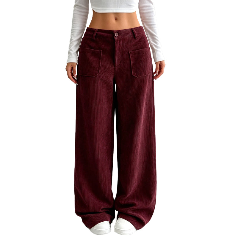 Pantaloni palazzo da donna dalla vestibilità rilassata e dal comfort impeccabile.
