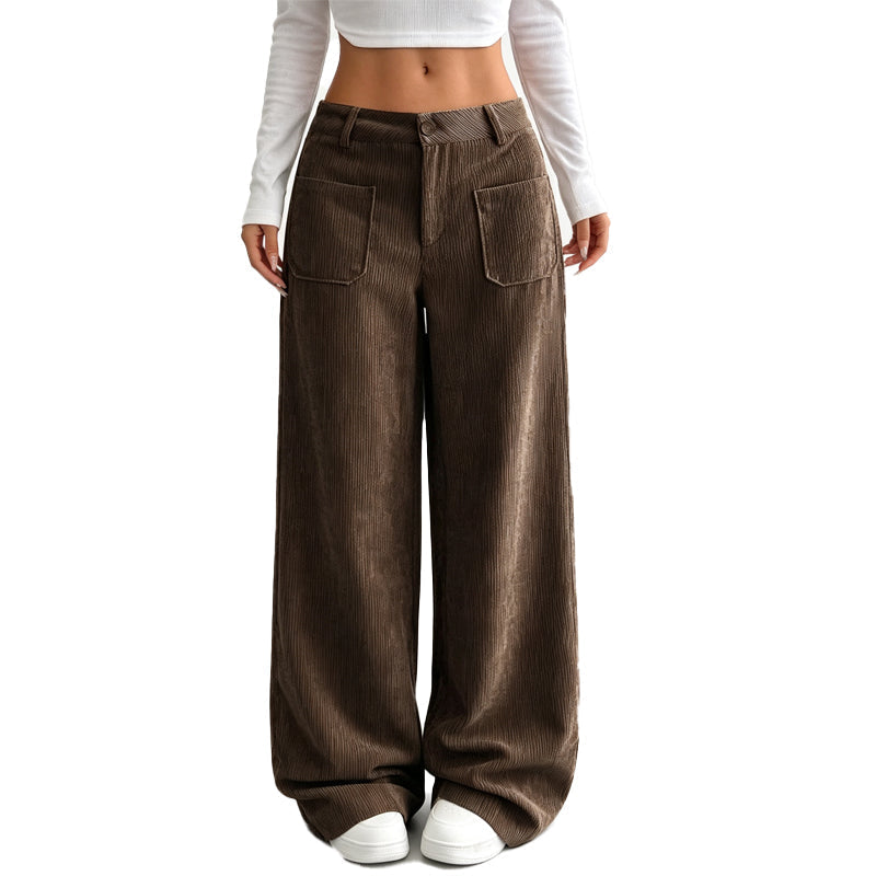 Pantaloni palazzo da donna dalla vestibilità rilassata e dal comfort impeccabile.