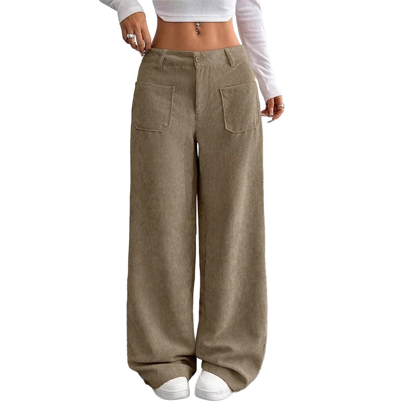 Pantaloni palazzo da donna dalla vestibilità rilassata e dal comfort impeccabile.