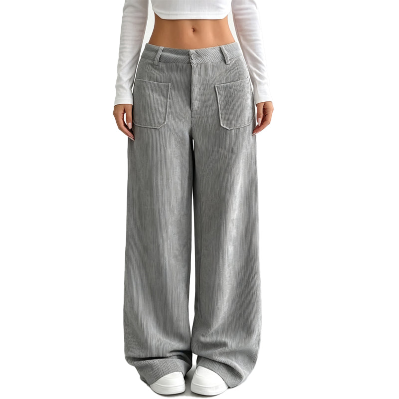 Pantaloni palazzo da donna dalla vestibilità rilassata e dal comfort impeccabile.