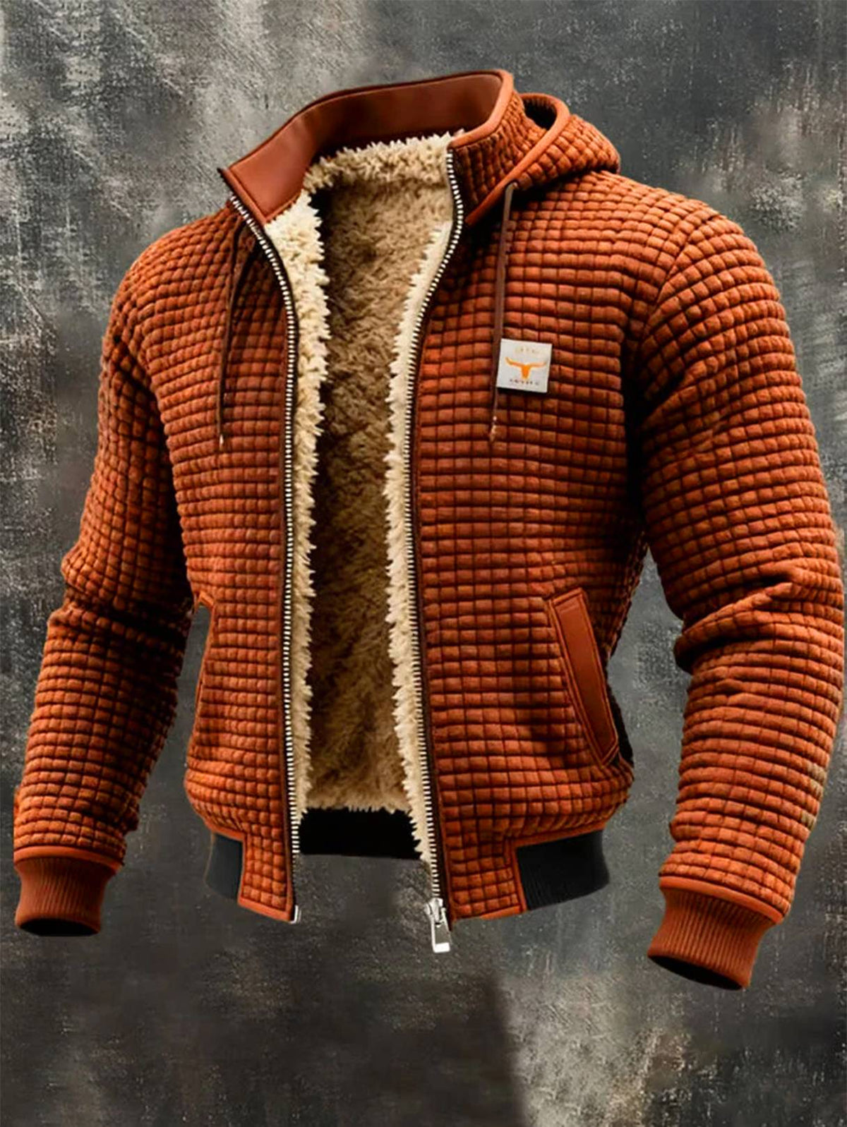Verona® | Giacca Retro con Cappuccio e Zip
